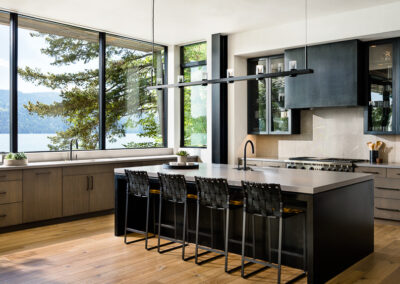 Kitchen interior photo of Bear Mountain Builders Bonfire Beach house project